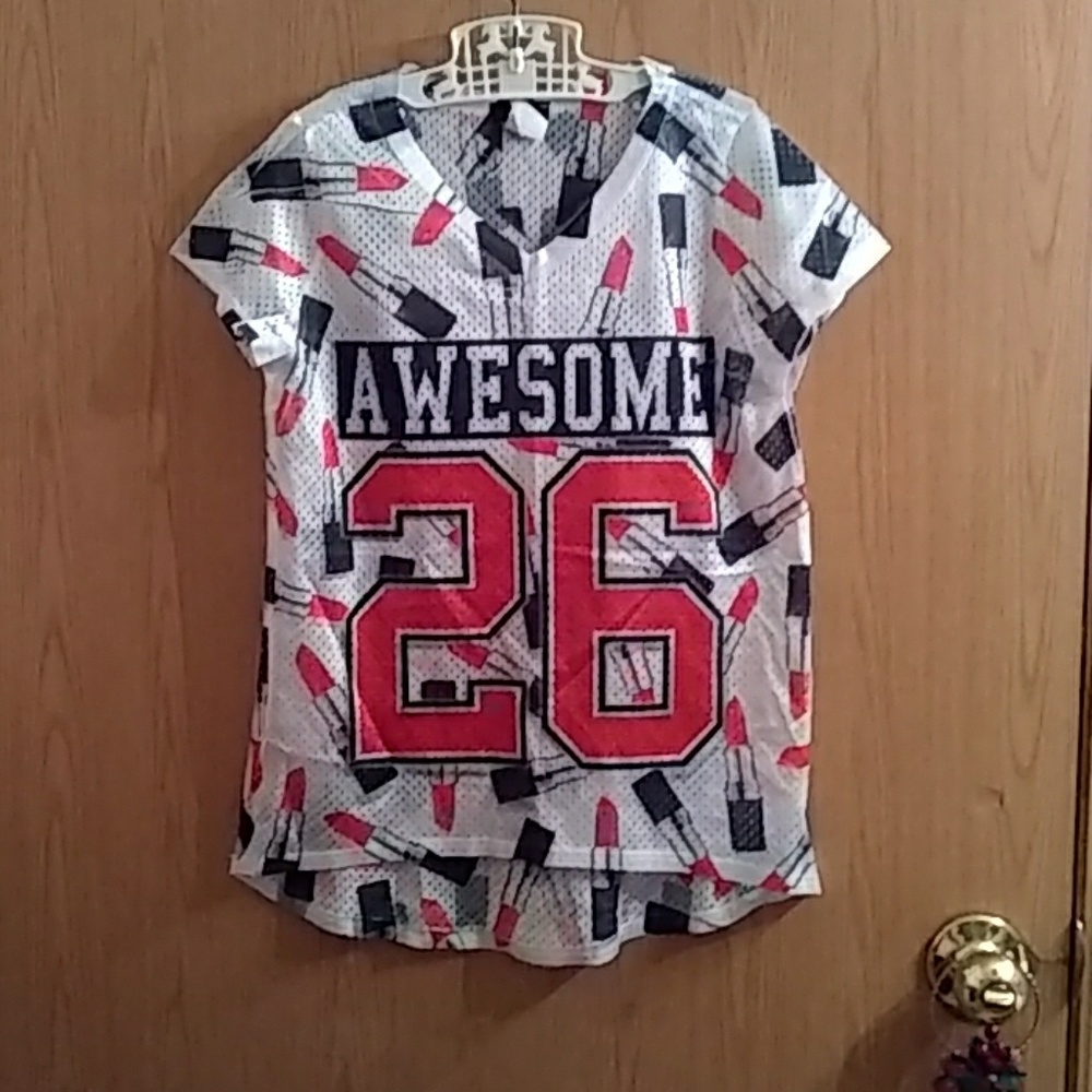 Lipstick Jersey Top